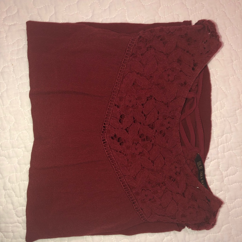 Zara lace top!